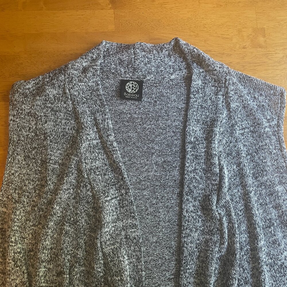Size 1X Bobeau heathered sweater vest - Picture 3 of 4
